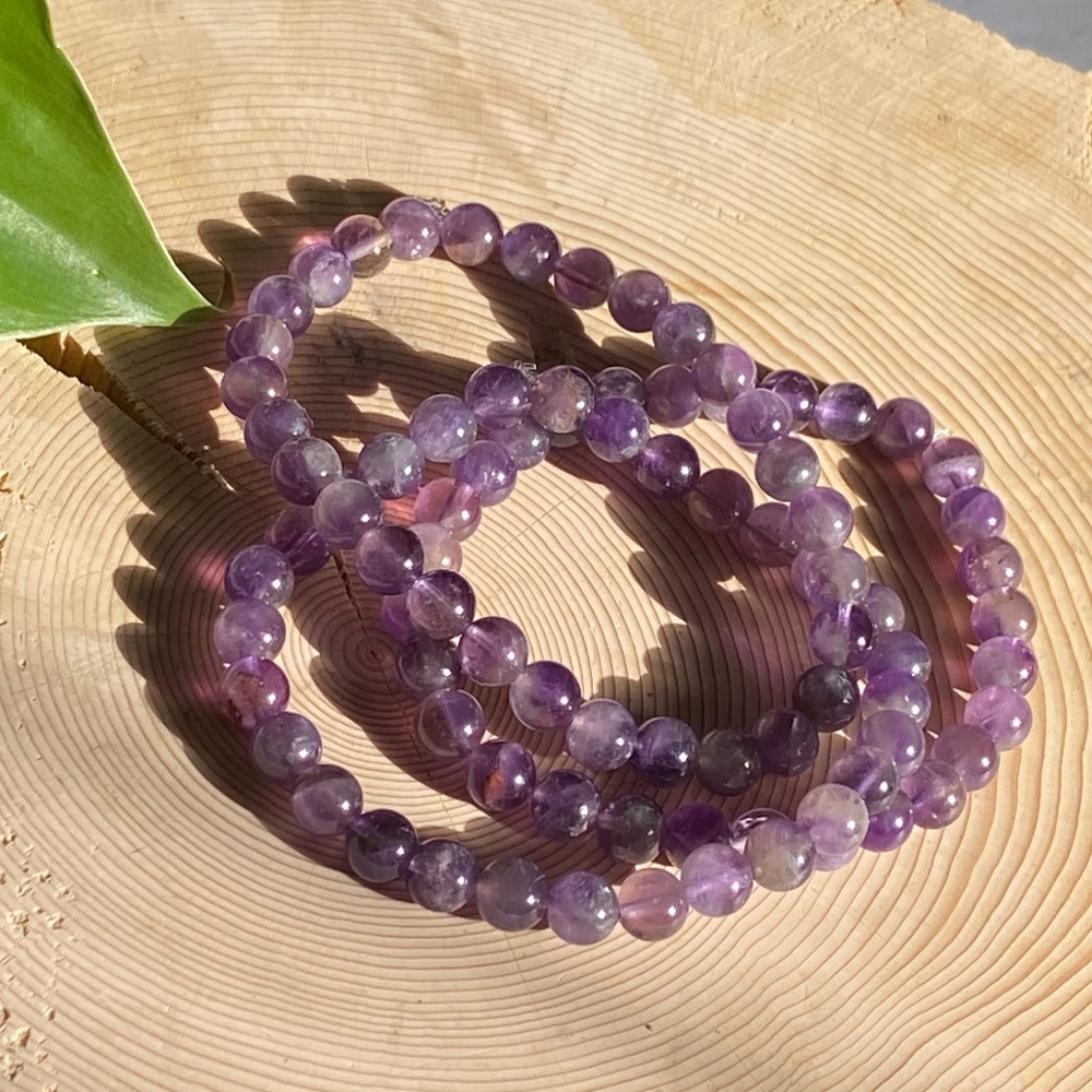Amethyst Beaded Bracelet